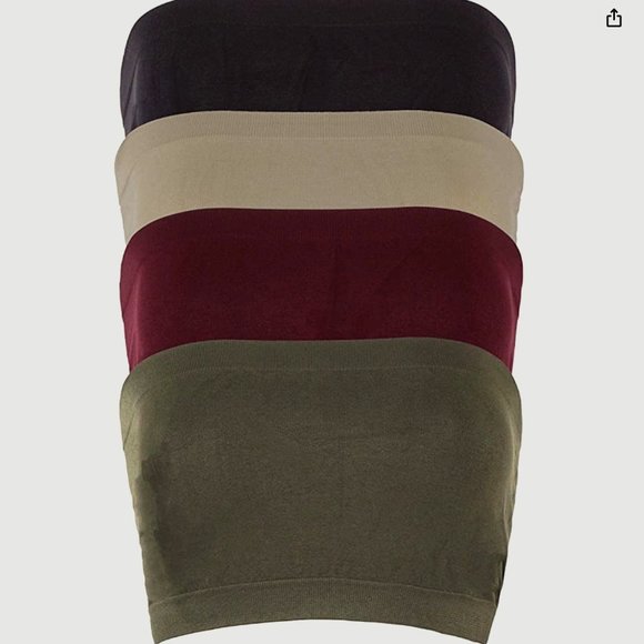 Women's Strapless Bra Tube Top - Picture 1 of 2